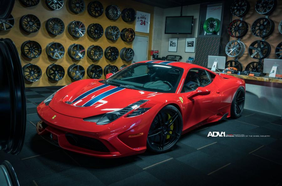 Ferrari 458 Speciale by Shoreline Motoring on ADV.1 Wheels (ADV05MV2CS) '2015